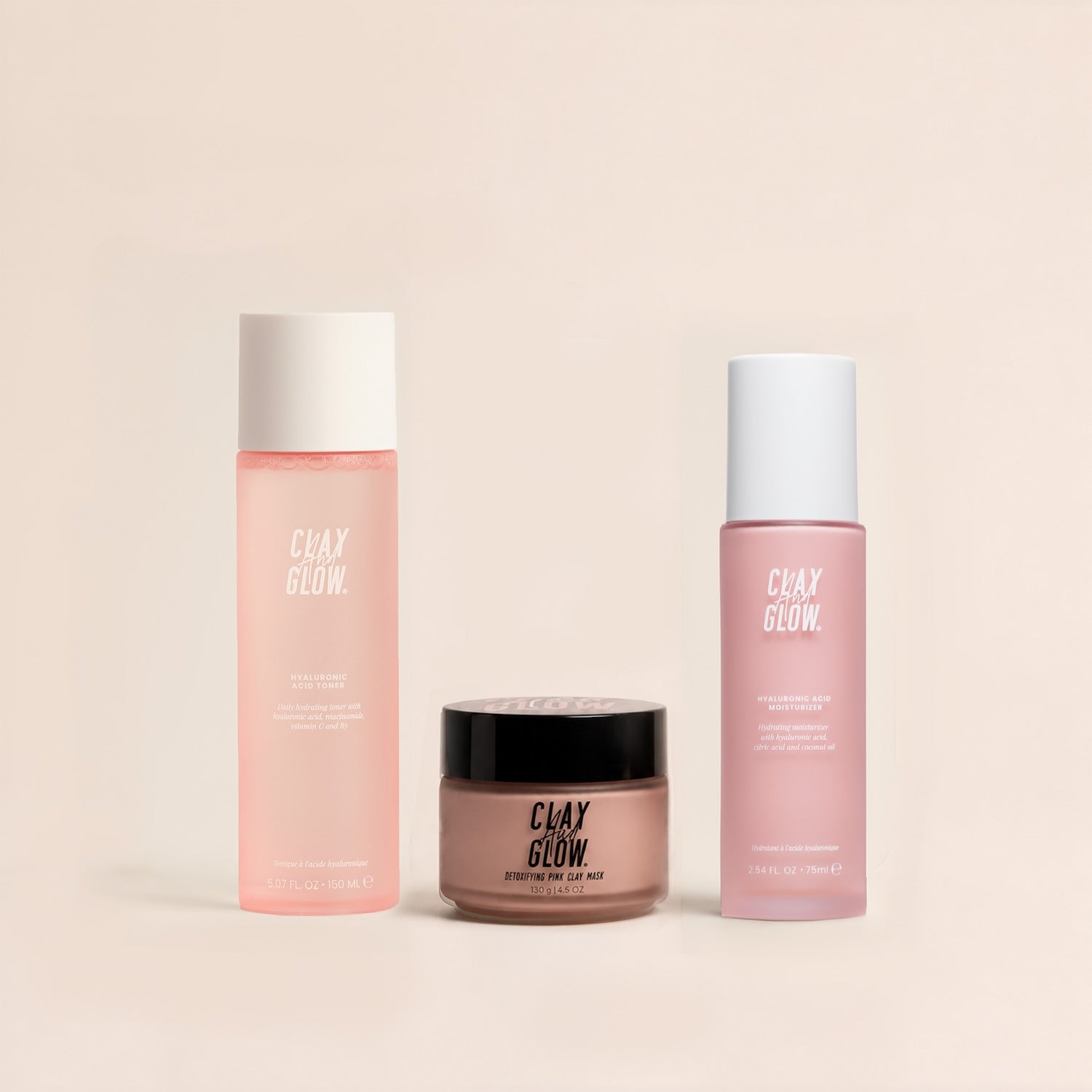 3-step detox mask set