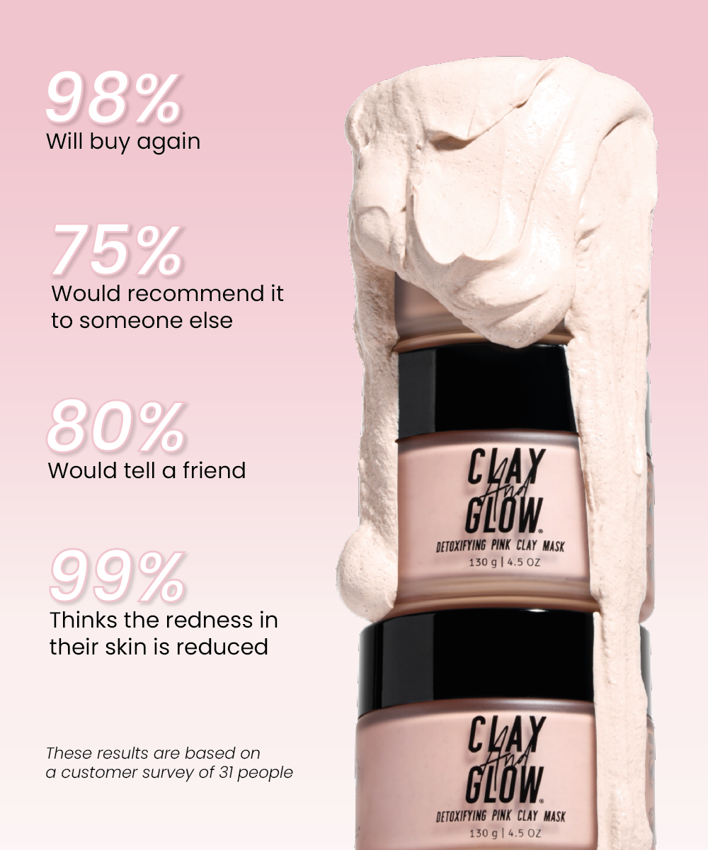 Old branding sale: Pink clay mask